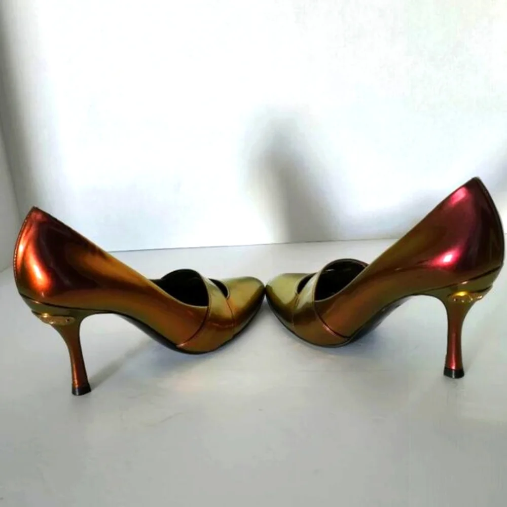 Louis Vuitton Prismatic Limited Edition Patent Leather Heels Size 36/6